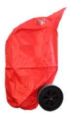 Hoes voor 50 kg/liter bluswagen