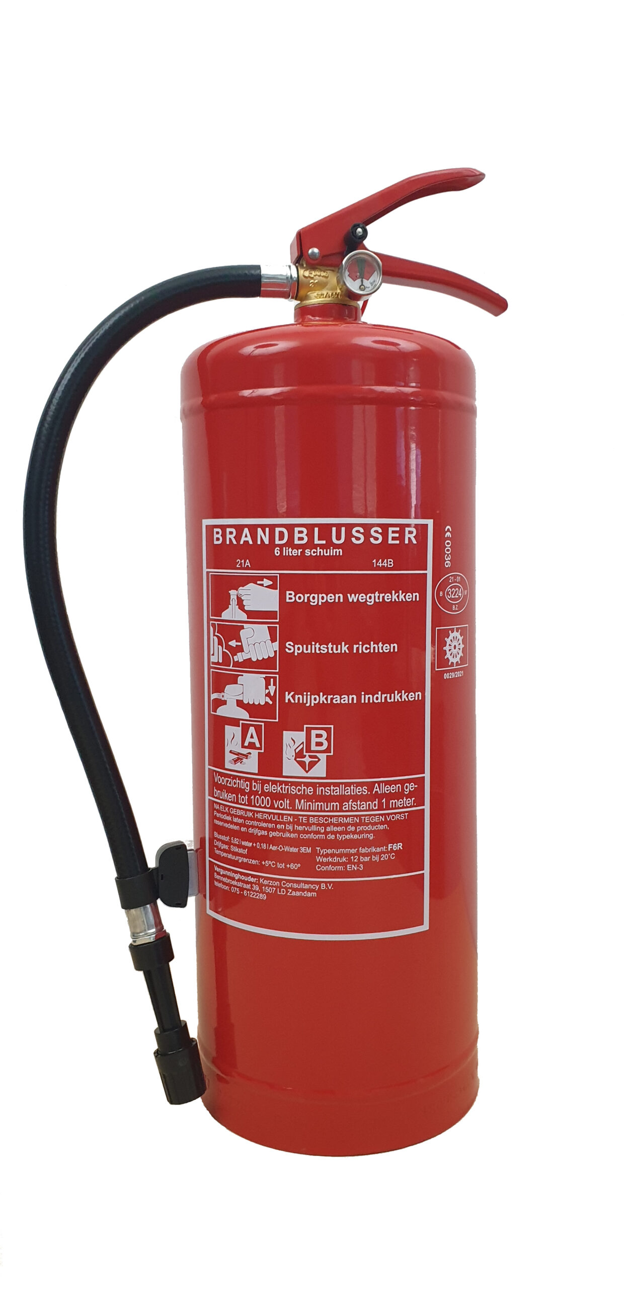 Flameline F6R Schuimblusser 6 liter AB